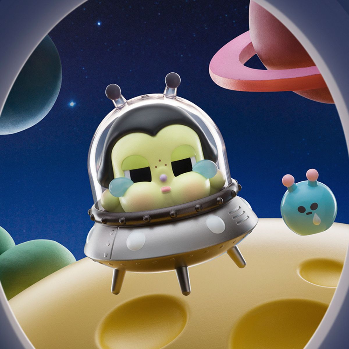 Crybaby Crying To The Moon Series Figures - Mô hình Blind Box - POP MART