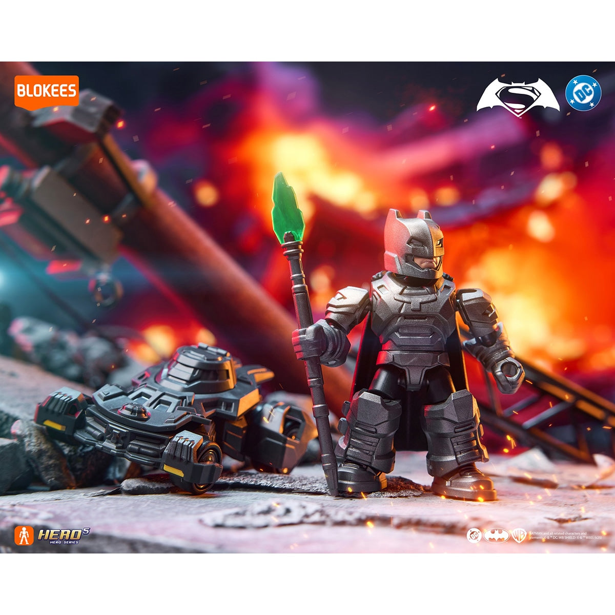 Đồ Chơi Mô Hình DC Bộ Sưu Tập Ngẫu Nhiên DV01 Batman Legendary BLOKEES 75701