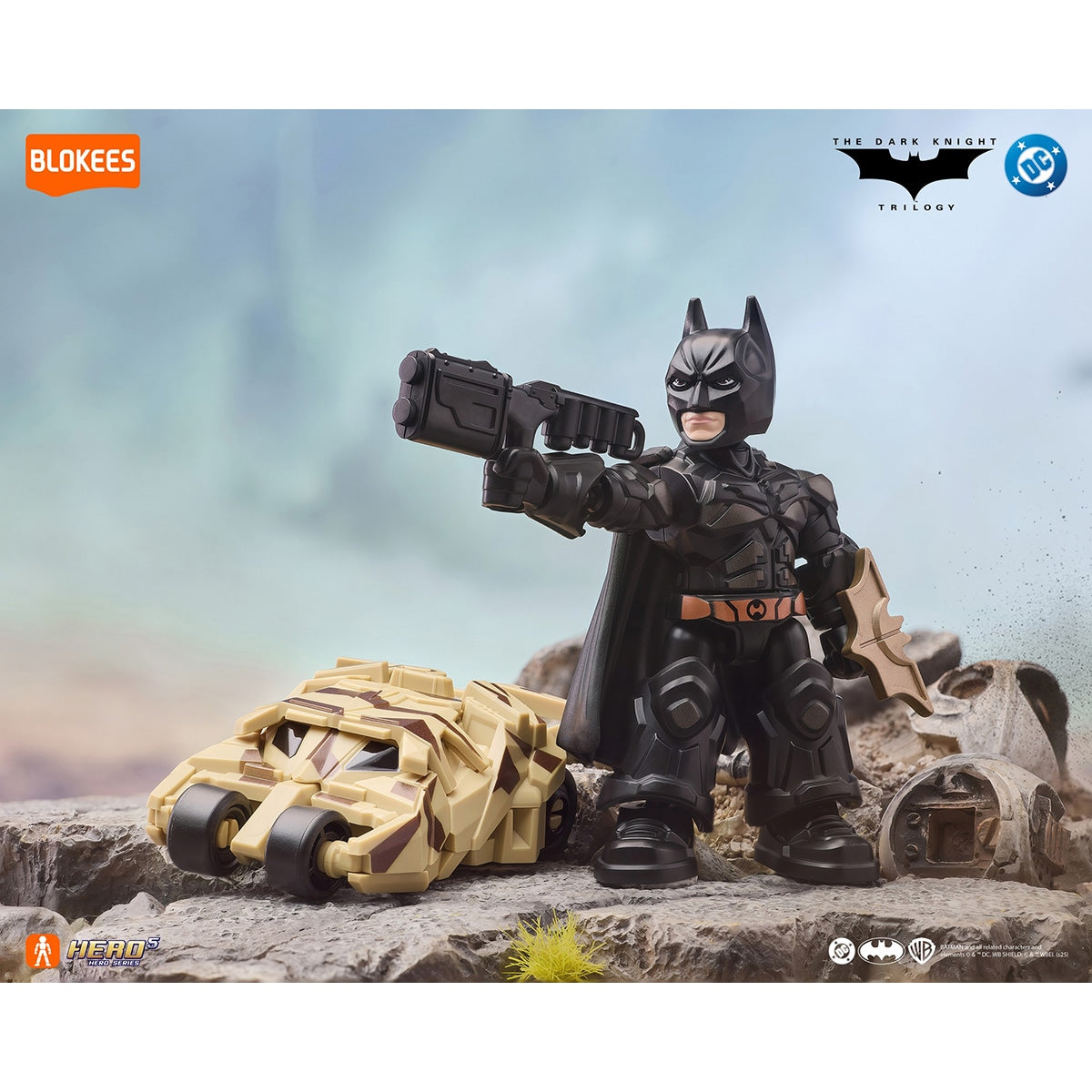 Đồ Chơi Mô Hình DC Bộ Sưu Tập Ngẫu Nhiên DV01 Batman Legendary BLOKEES 75701