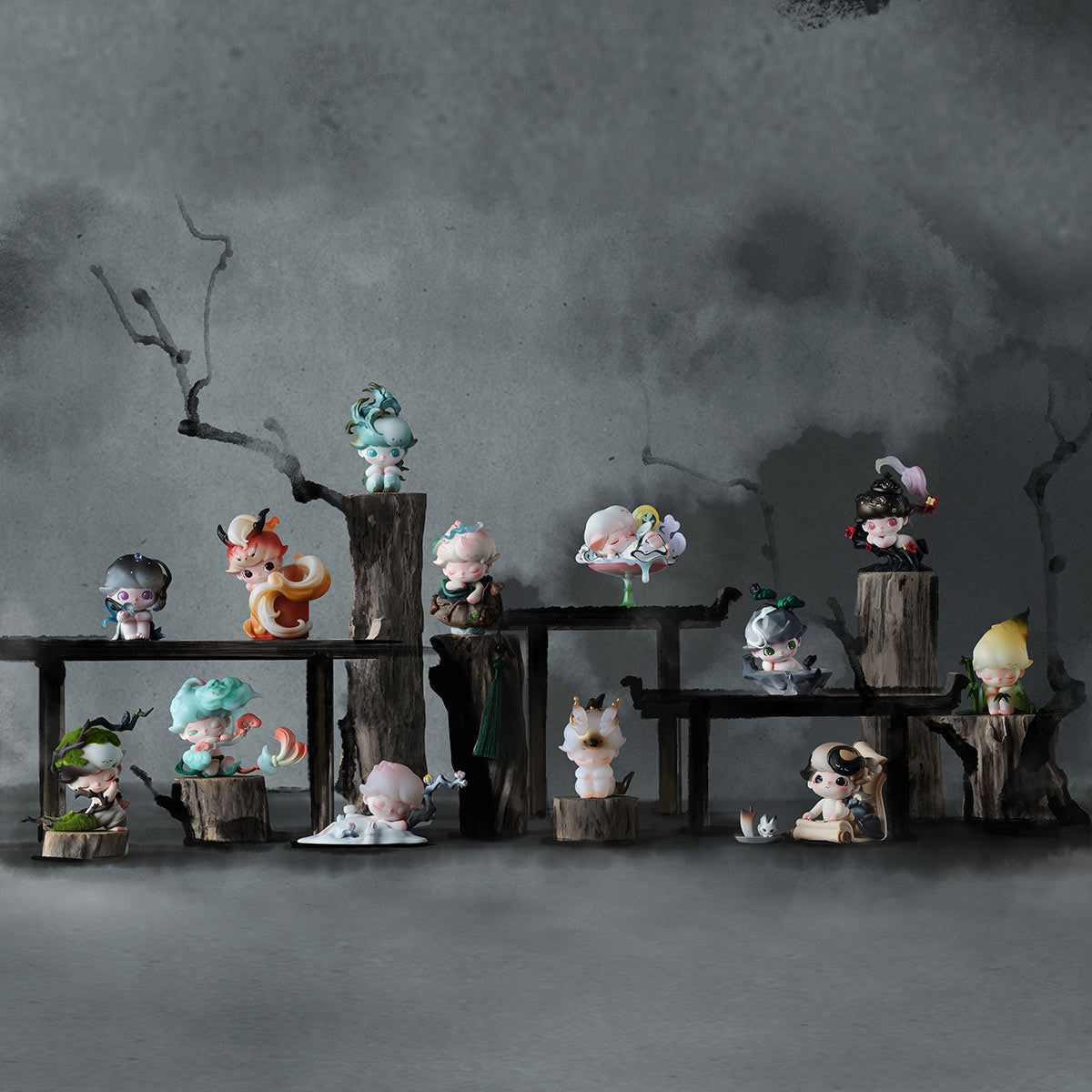 Dimoo Stories In The Cup Series Figures - Mô hình Blind Box - POP MART