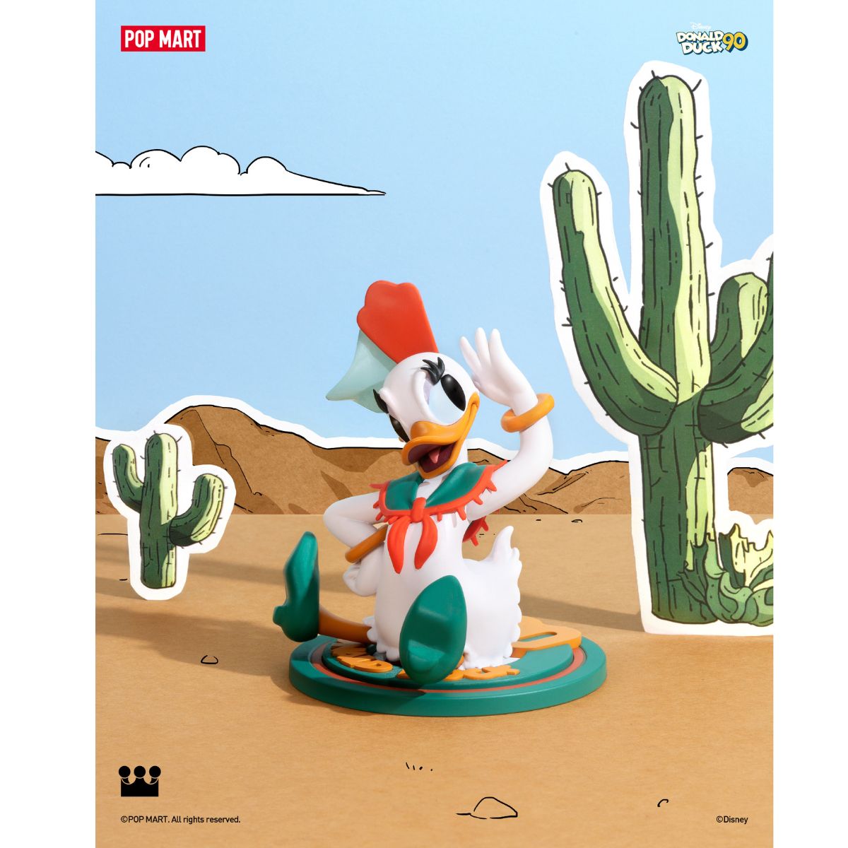 Mô Hình Disney Donald Duck 90th Anniversary Series Figures
