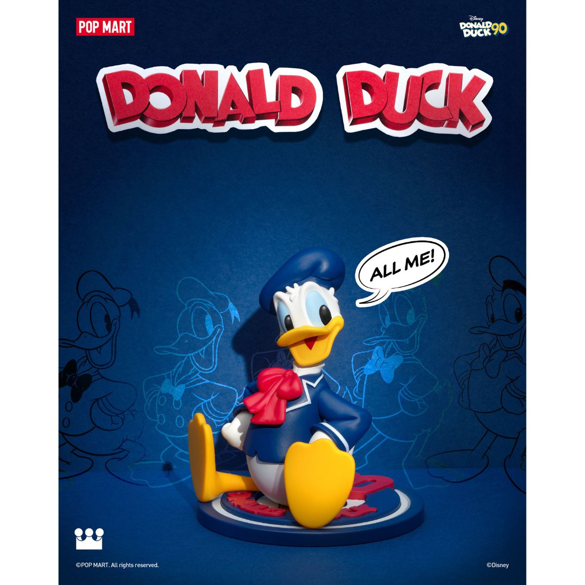 Disney Donald Duck 90th Anniversary Series Figures - Mô hình Blind Box - POP MART