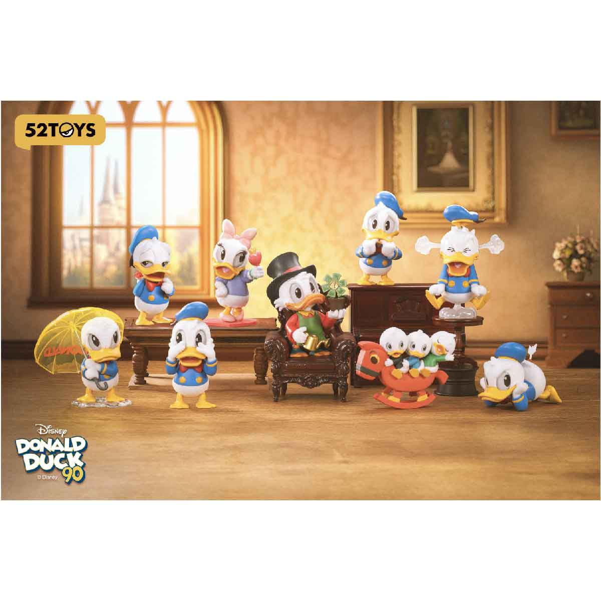 Disney-Donald Duck Club Figure - Mô hình Blind Box Art Toy - 52TOYS