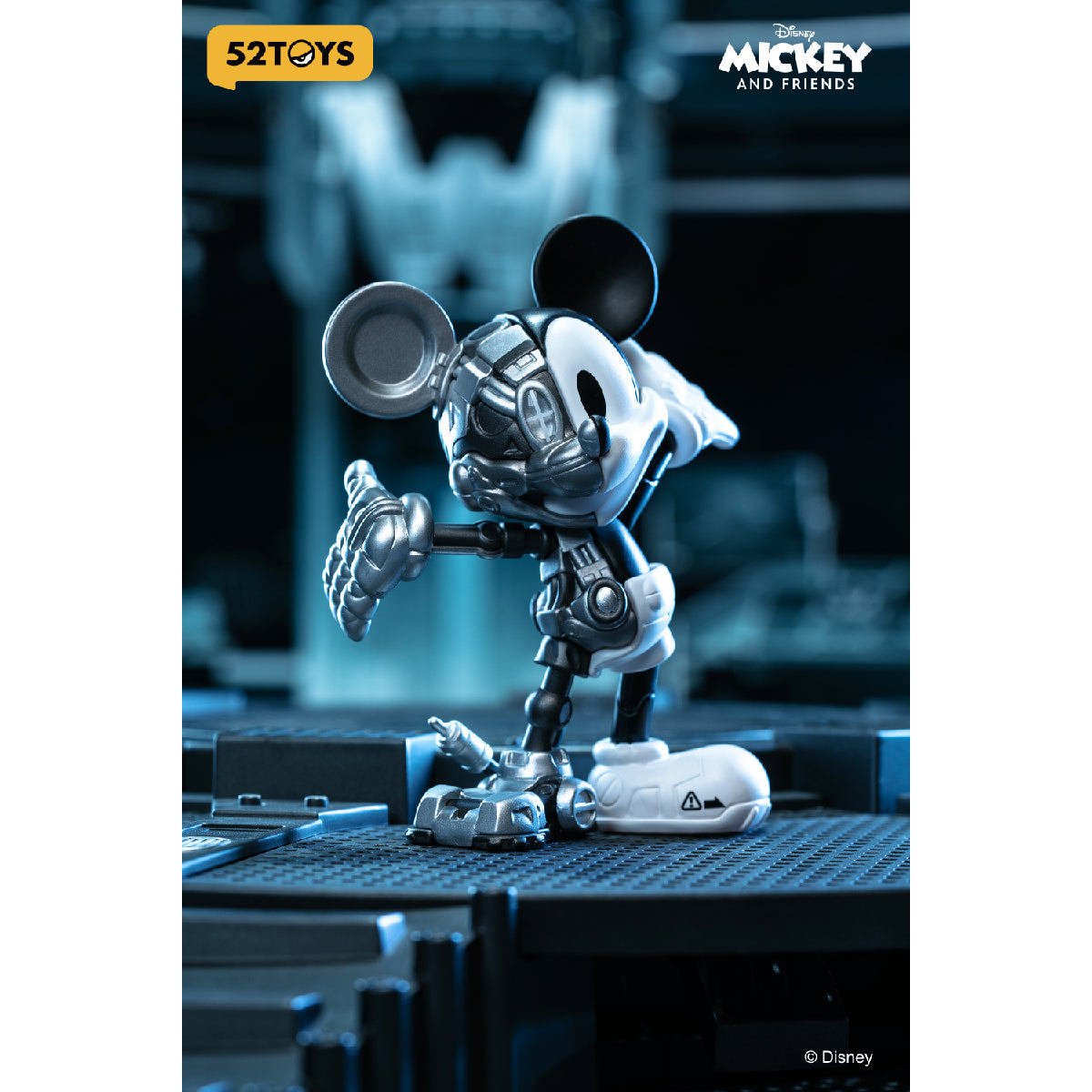 Disney Mickey & Friends Cyborg Figure - Mô hình Blind Box nhân vật Robot - 52Toys
