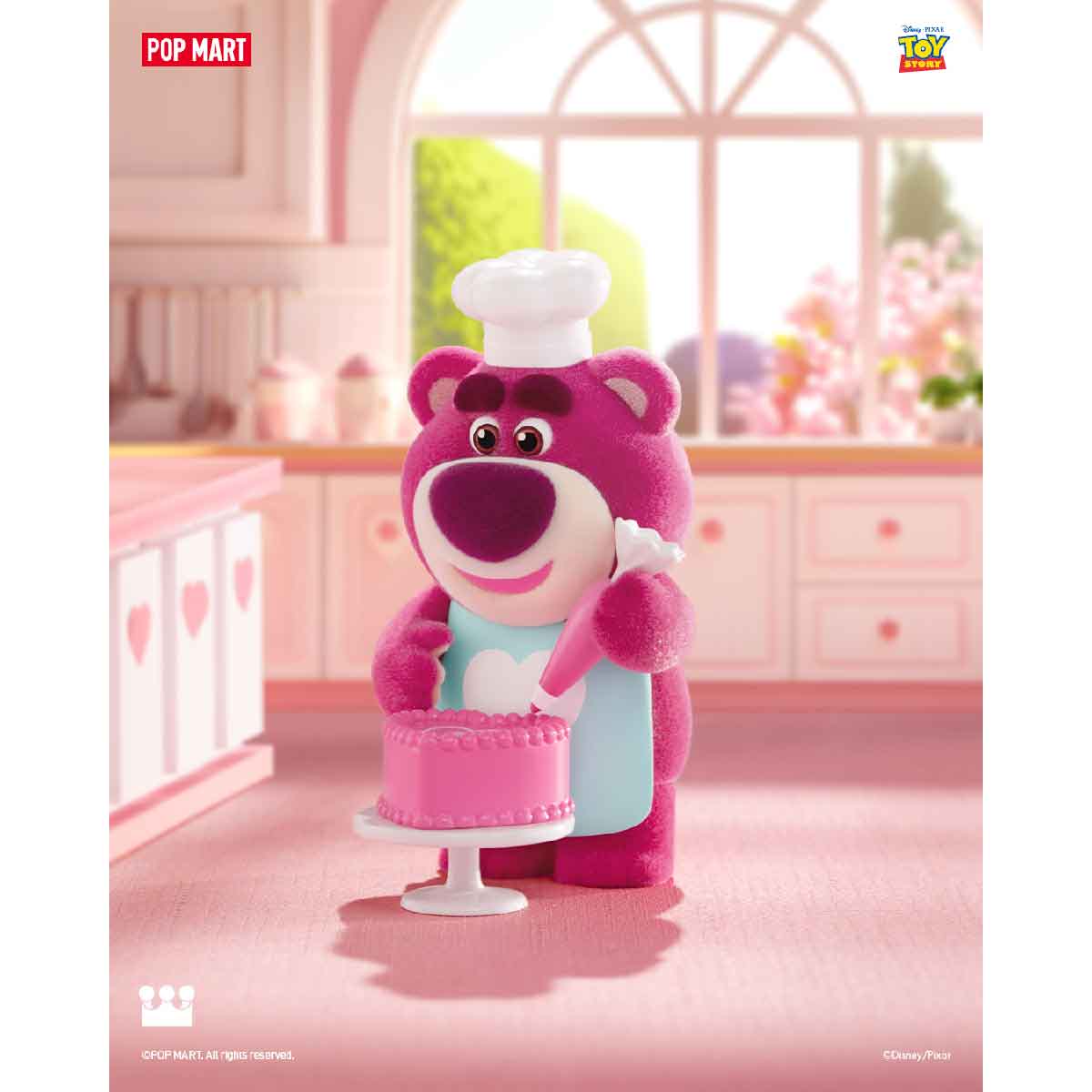Disney/Pixar Lotso Wondrous Rendezvous Series Figure - Mô hình Gấu dâu Blind Box - POP MART
