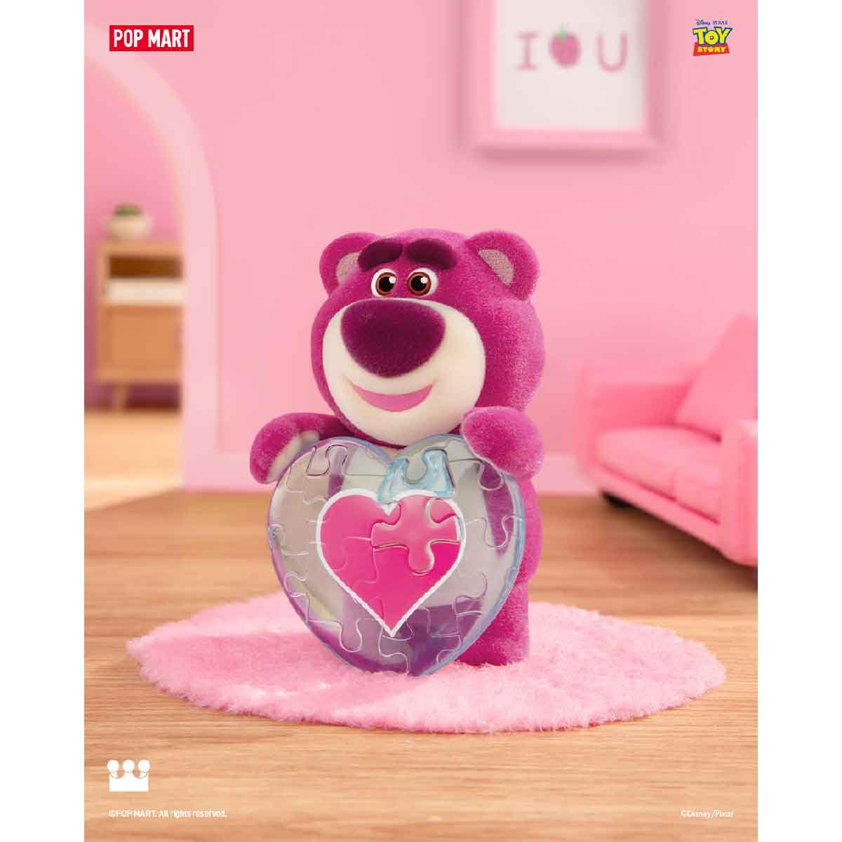 Disney/Pixar Lotso Wondrous Rendezvous Series Figure - Mô hình Gấu dâu Blind Box - POP MART