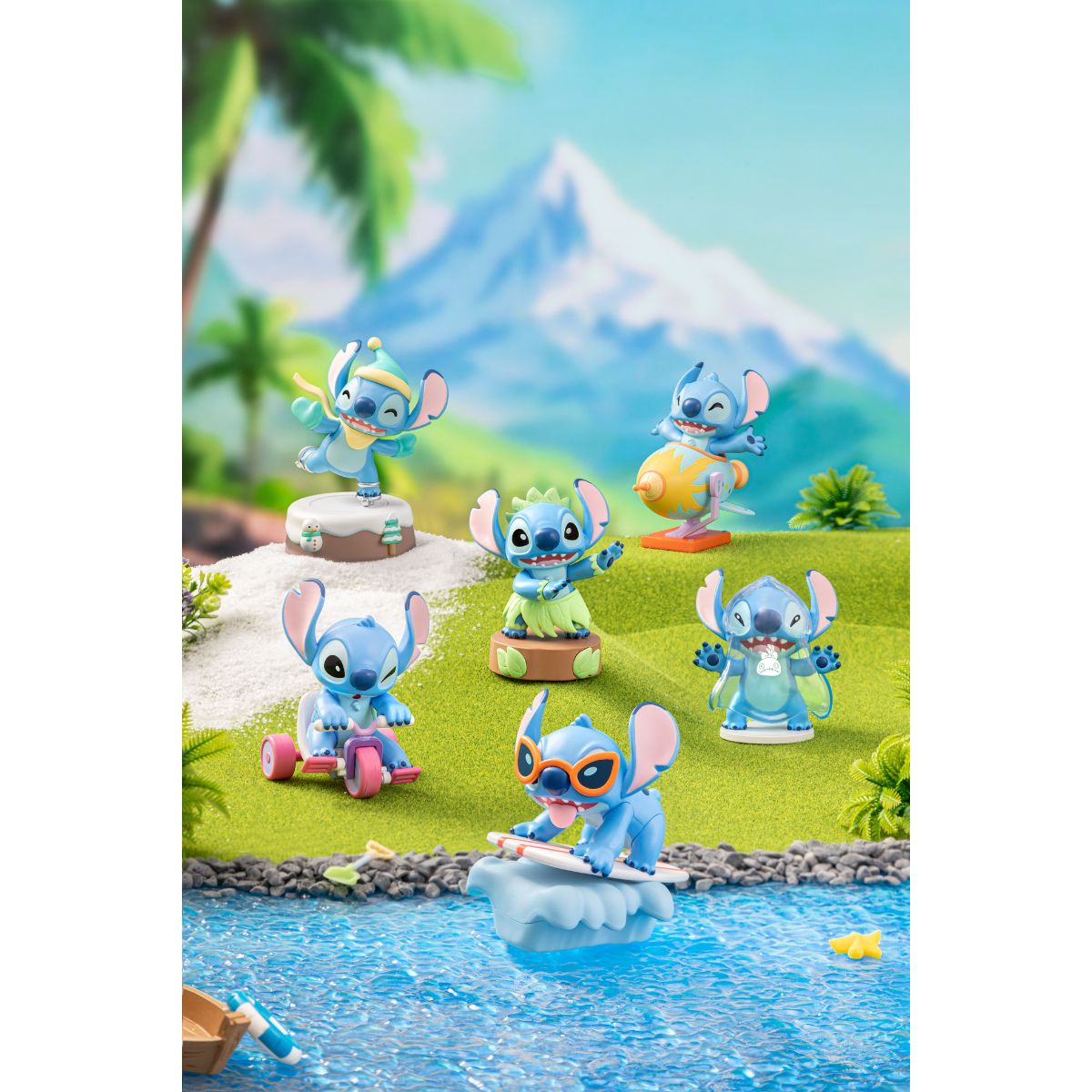 Disney Stitch Cute Action Series Figures Blind Box - Mô hình hộp mù Stitch - TOP TOY