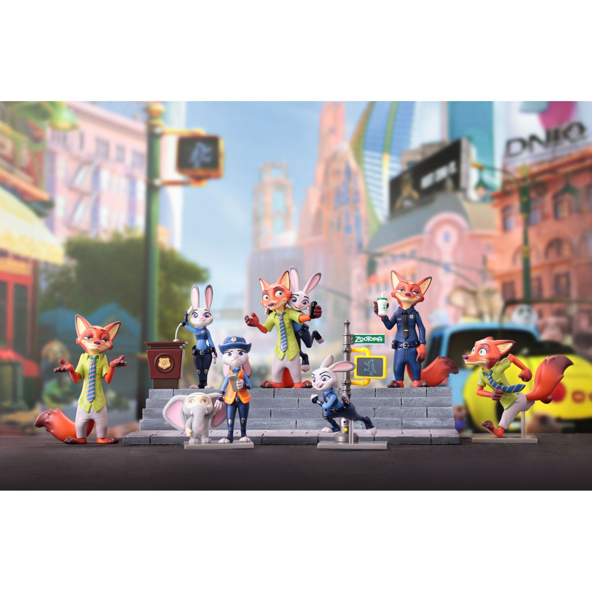 Disney Zootopia Judy & Nick Story Series Figures - Mô hình Blind Box chính hãng - TOP TOY