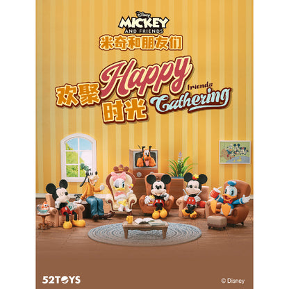 DISNEY MICKEY & FRIENDS Happy Friends Gathering - Mô hình Blind Box Art Toy - 52TOYS