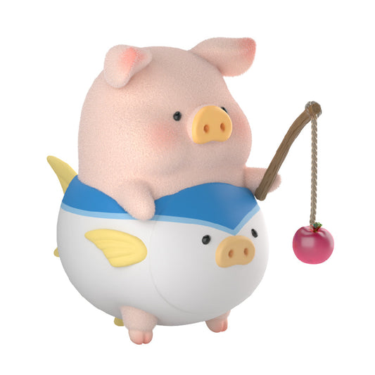 Lulu Caturday Toy Figure - Mô hình Blind Box Heo Lulu - 52TOYS