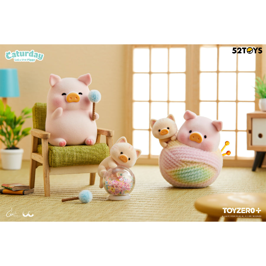 Lulu Caturday Toy Figure - Mô hình Blind Box Heo Lulu - 52TOYS