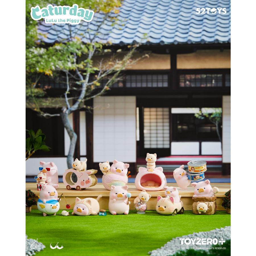 Lulu Caturday Toy Figure - Mô hình Blind Box Heo Lulu - 52TOYS