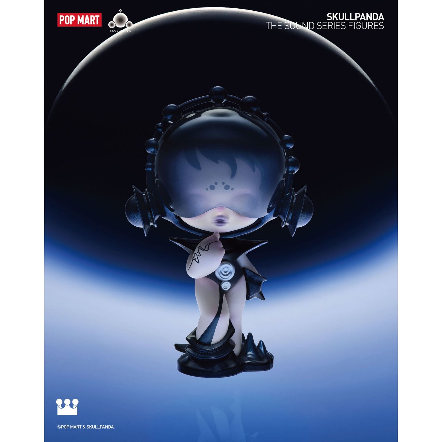 SKULLPANDA The Sound Model - Mô hình Blind Box Art Toy - POP MART