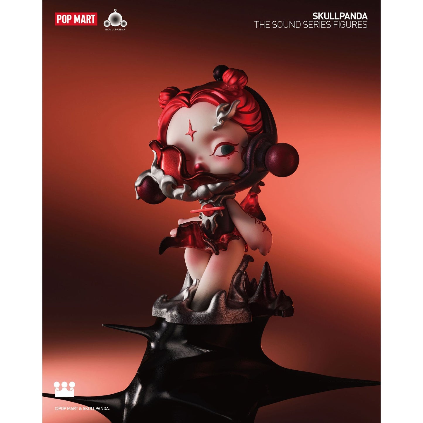 SKULLPANDA The Sound Model - Mô hình Blind Box Art Toy - POP MART