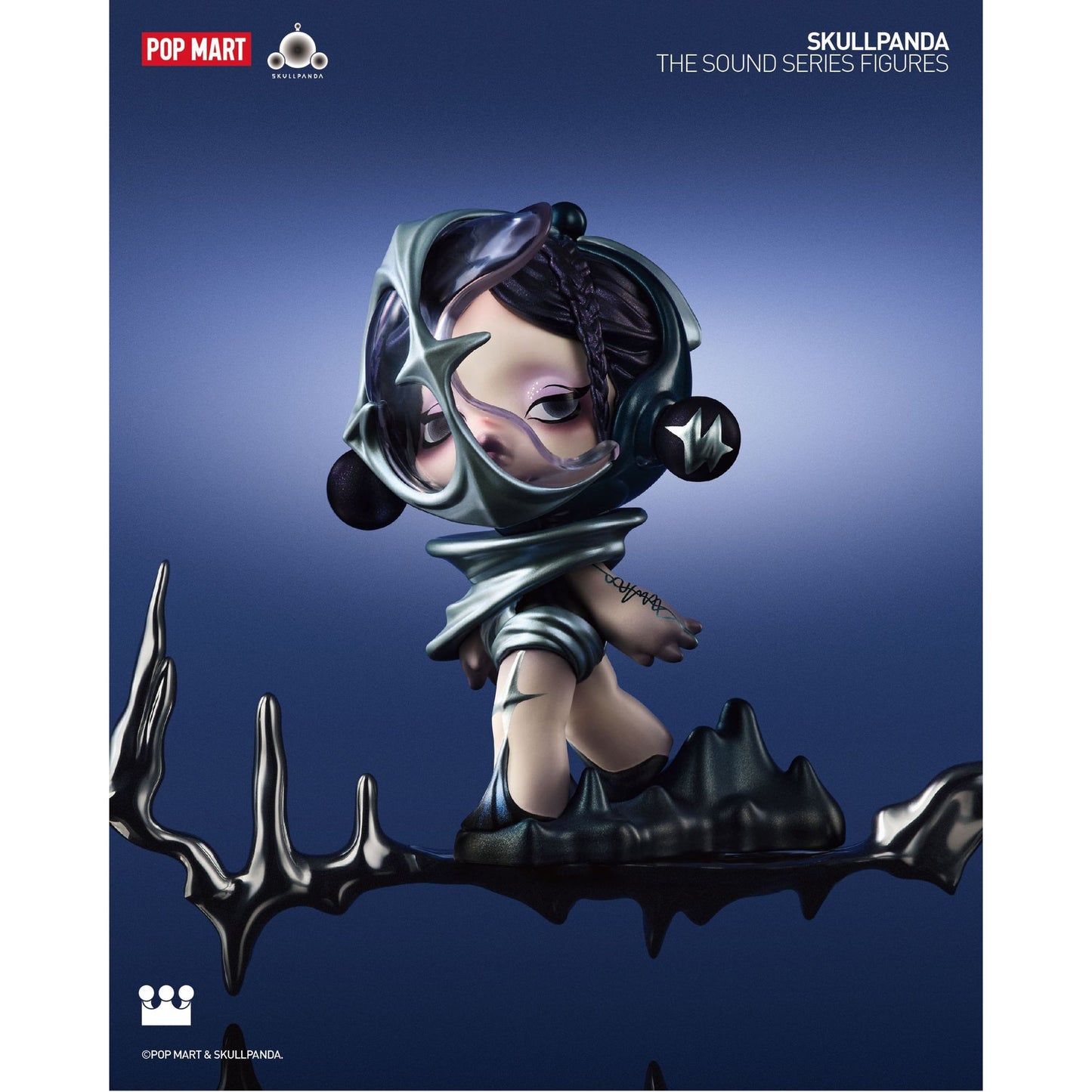 SKULLPANDA The Sound Model - Mô hình Blind Box Art Toy - POP MART