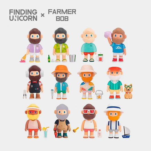 Farmer Bob Island Series Figure - Mô hình Blind Box Art Toy - Finding Unicorn