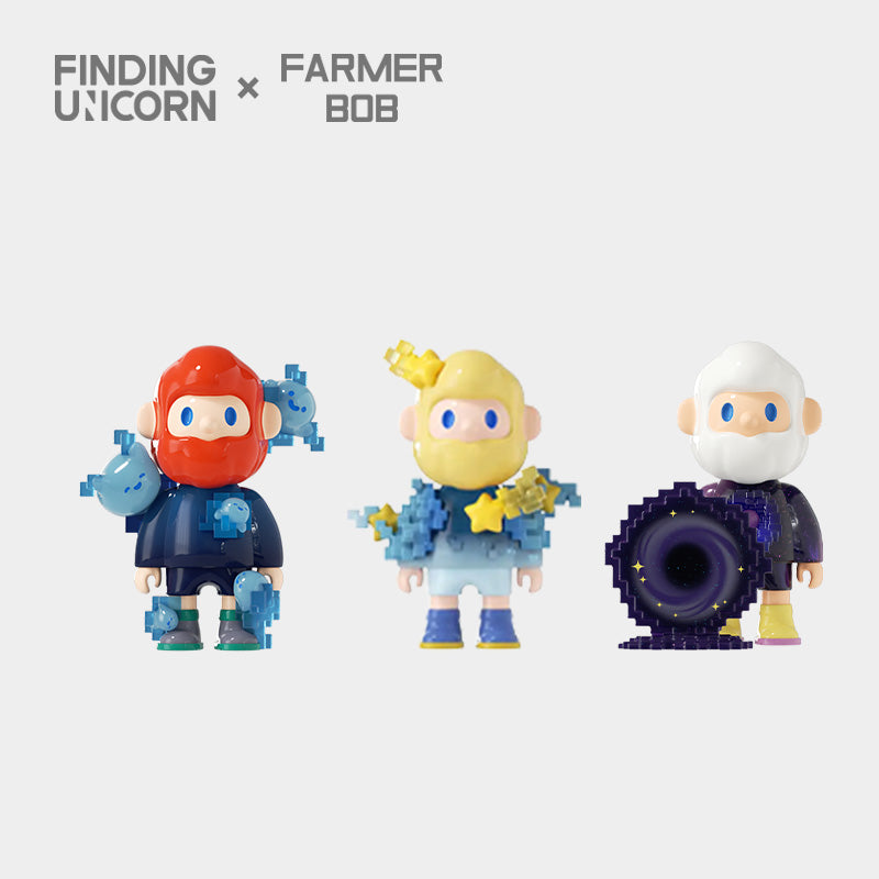 Farmer Bob Pixel Universe Series Figure - Mô hình Blind Box Art Toy - Finding Unicorn