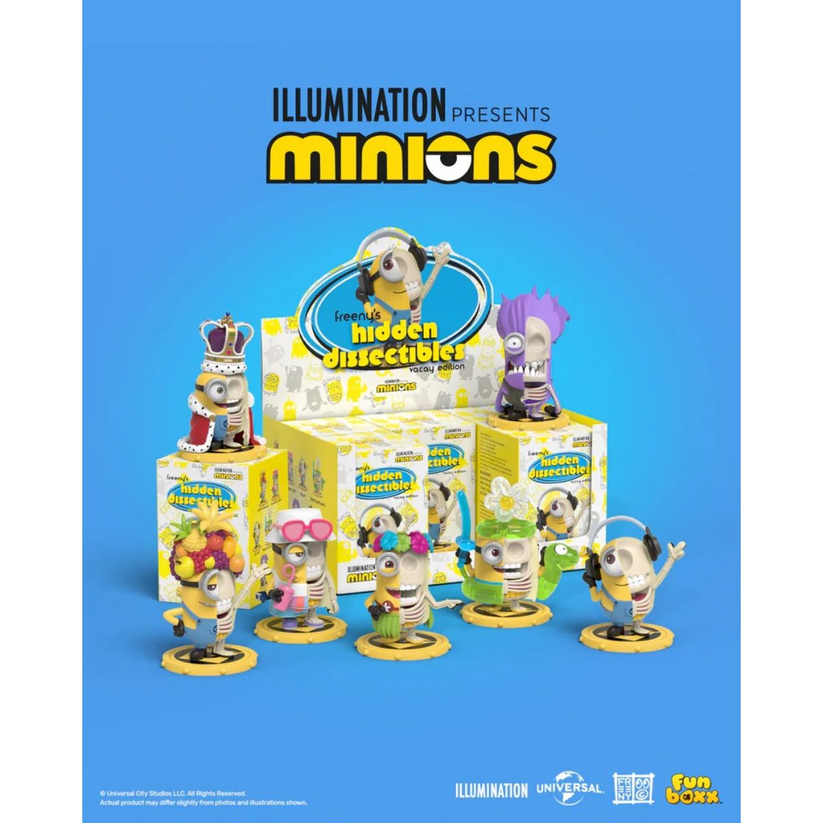 FHD model: Minions First generation - Mô hình Art Toy Blind Box - OTHER ART TOYS