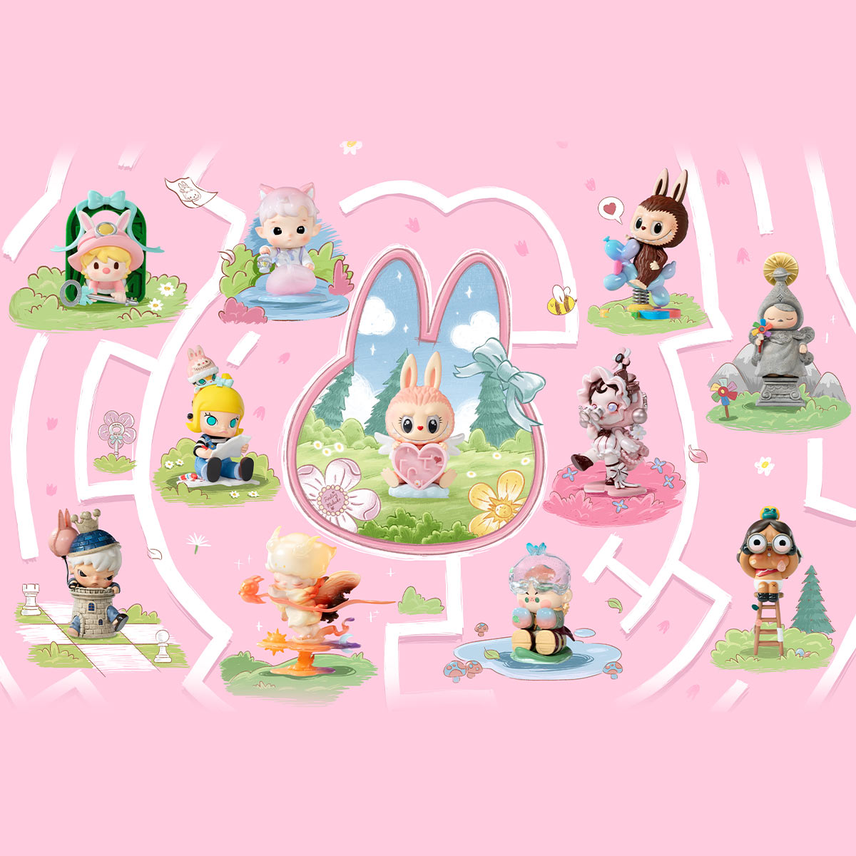 Finding Mokoko Series Figures - Mô hình Blind Box Art Toy - POP MART