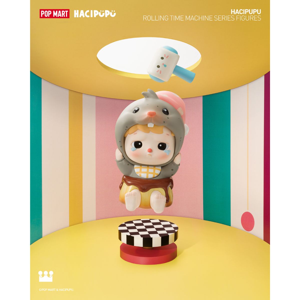 Hacipupu Rolling Time Machine Series Figures - Mô hình Blind Box Art Toy - POP MART