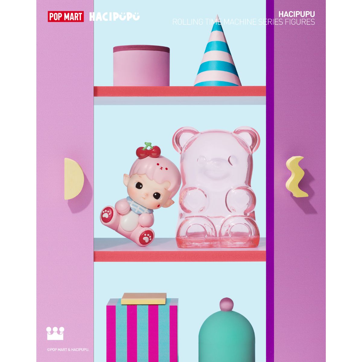 Hacipupu Rolling Time Machine Series Figures - Mô hình Blind Box Art Toy - POP MART