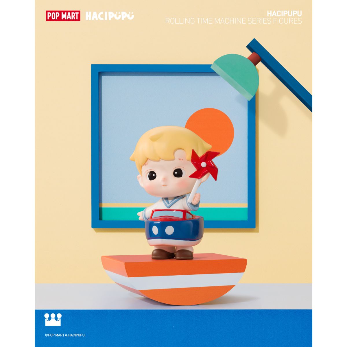 Hacipupu Rolling Time Machine Series Figures - Mô hình Blind Box Art Toy - POP MART