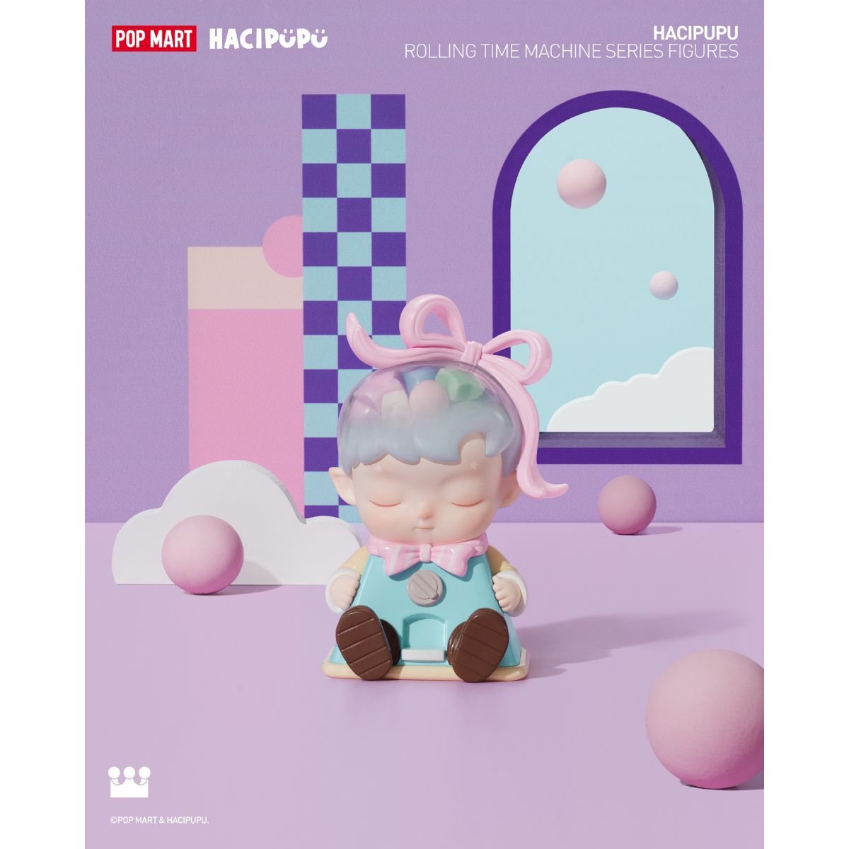 Hacipupu Rolling Time Machine Series Figures - Mô hình Blind Box Art Toy - POP MART