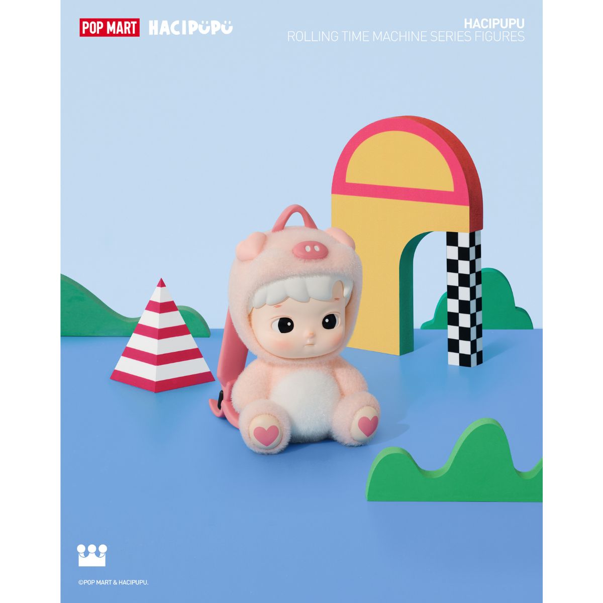 Hacipupu Rolling Time Machine Series Figures - Mô hình Blind Box Art Toy - POP MART