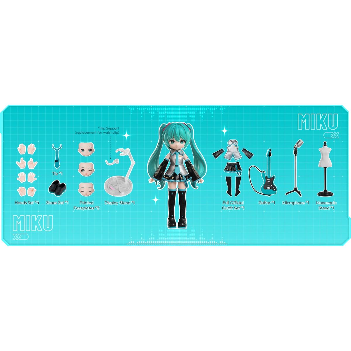 Đồ Chơi Mô Hình Hatsune Miku Trang Phục Nguyên Bản BLOKEES 73536