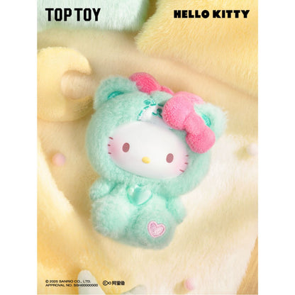 Hello Kitty Teddy Pajamas Series Plush Pendant - Mô hình Blind Box bông - TOP TOY