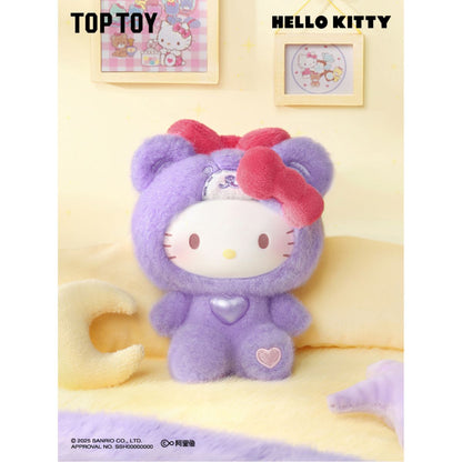 Hello Kitty Teddy Pajamas Series Plush Pendant - Mô hình Blind Box bông - TOP TOY