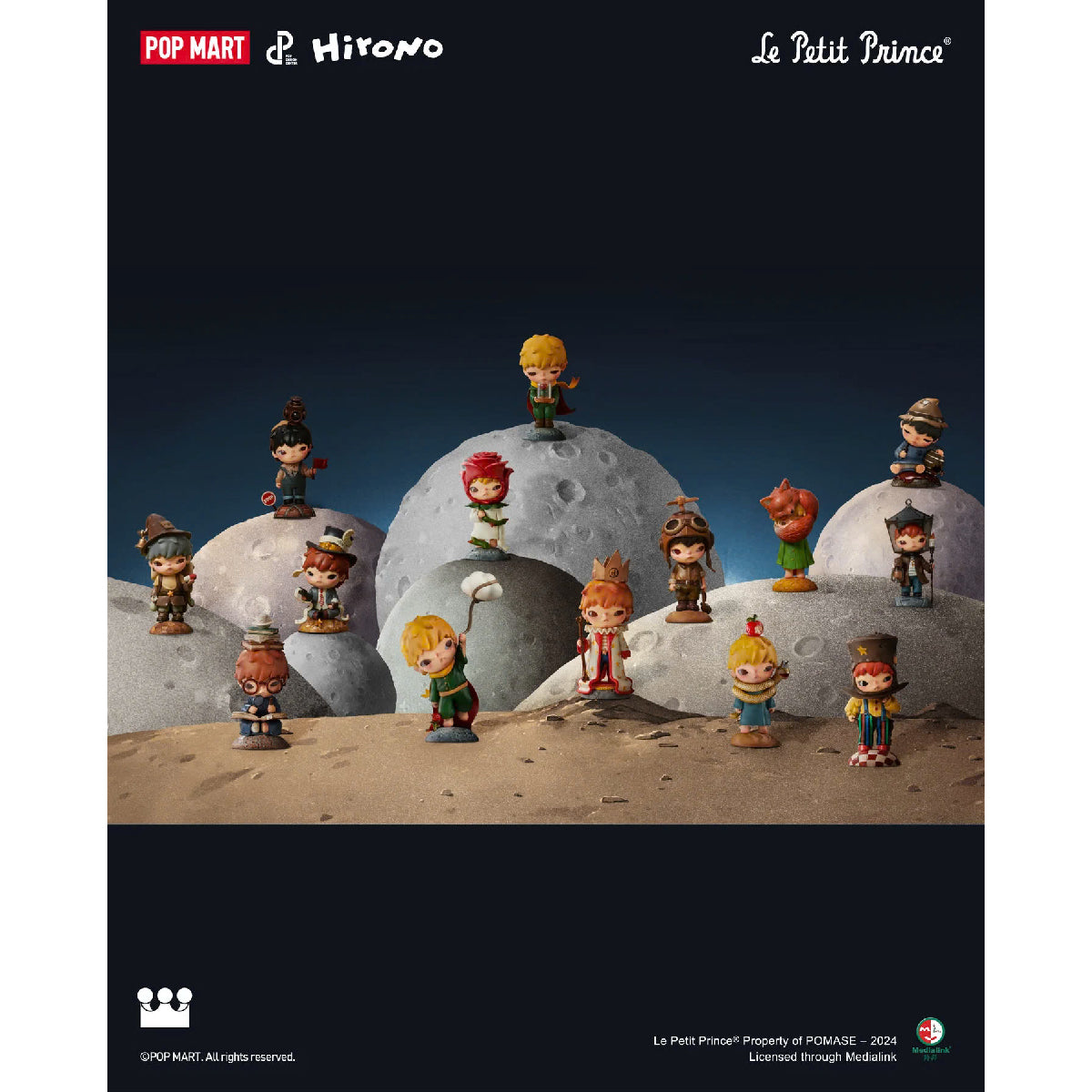 Hirono×Le Petit Prince Series Figures - Mô hình Blind Box Art Toy - POP MART
