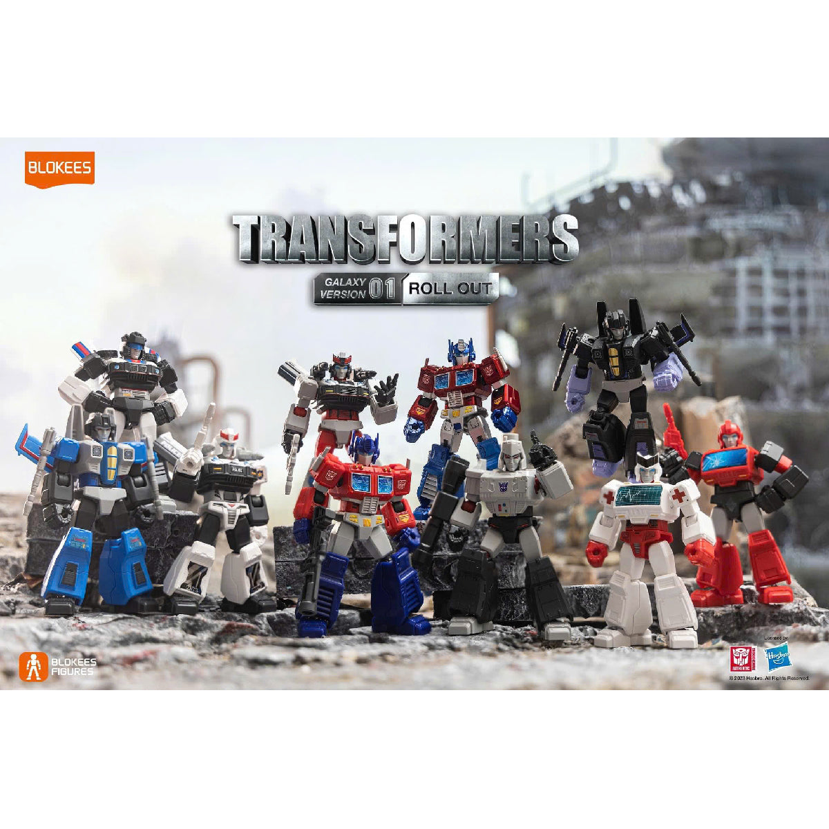 Transformer Blind Box Model - Set 01 Roll Out - Mô hình lắp ráp hộp mù - BLOKEES 71100