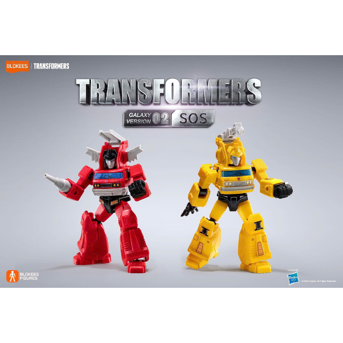 Transformer Blind Box Model - Set of 02 SOS - Mô hình lắp ráp Robot - BLOKEES 71102