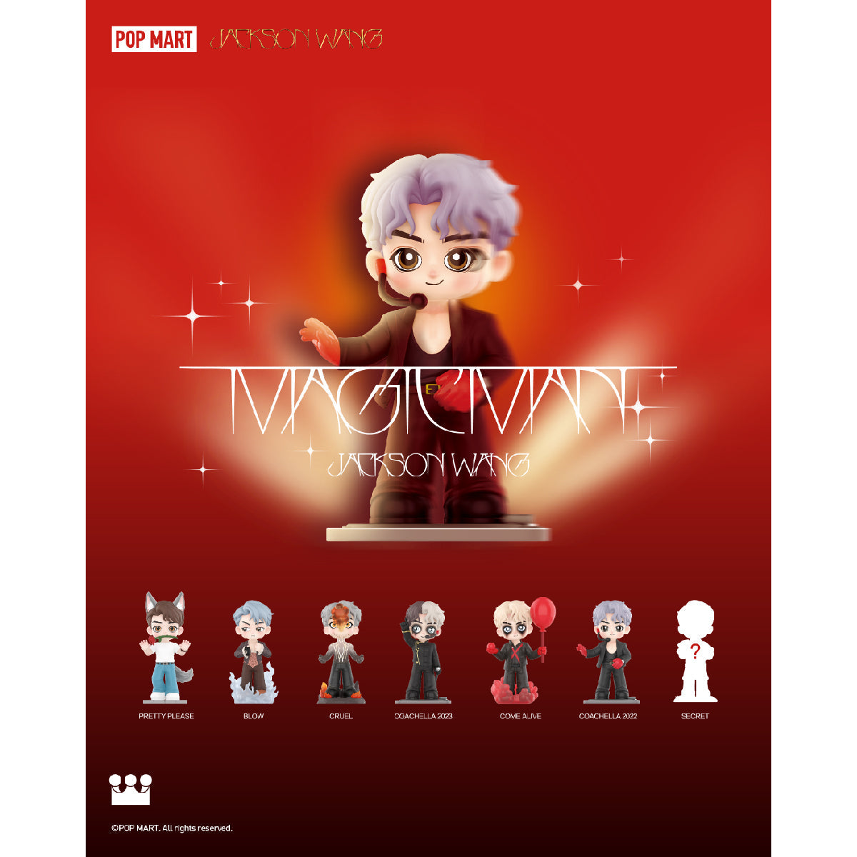 Jackson Wang Magic Man - Mô hình Art Toy Blind Box - Pop Mart