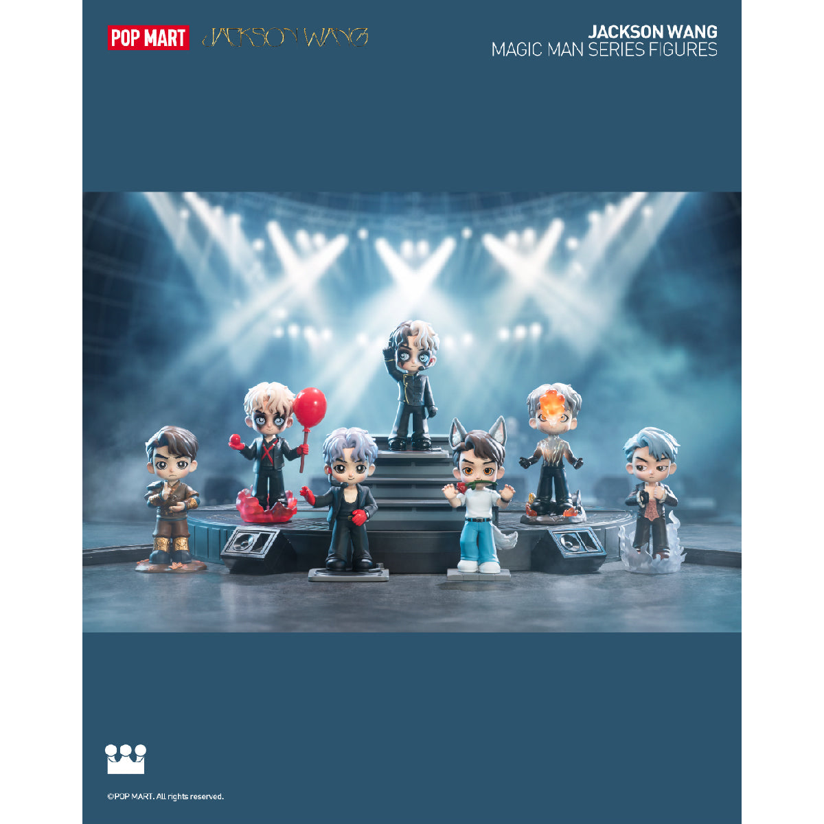 Jackson Wang Magic Man - Mô hình Art Toy Blind Box - Pop Mart