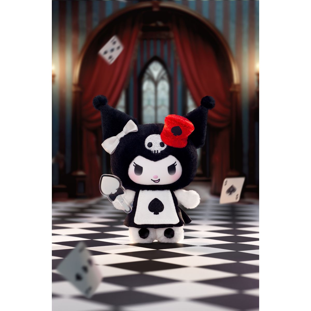 Mô Hình Đồ Chơi Kuromi Poker Kingdom Series Plush Pendant Blind Box TOP TOY 2304094310105