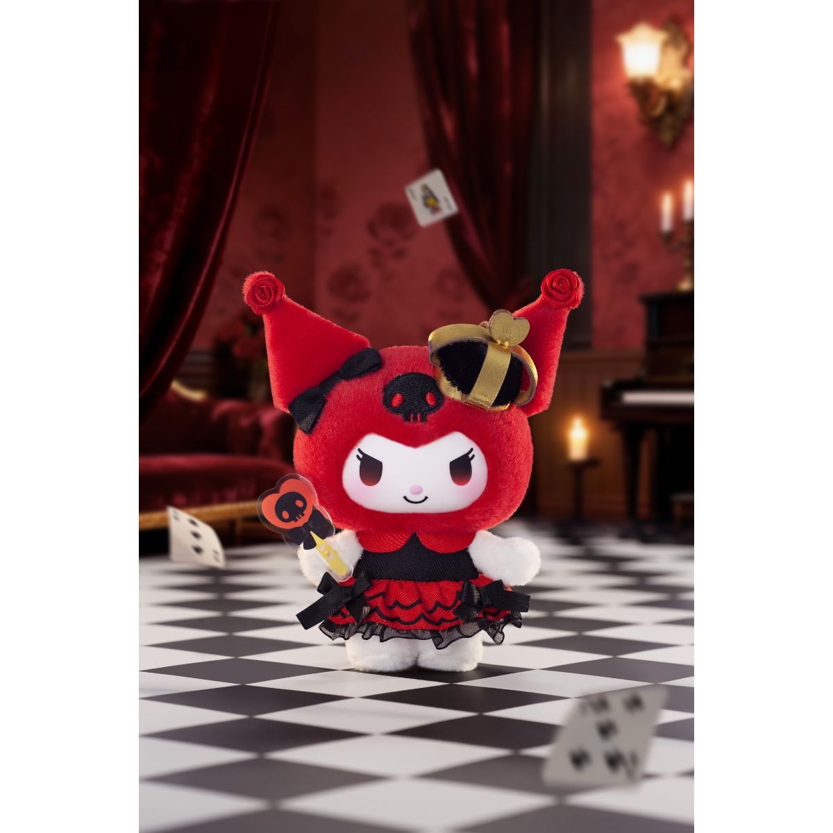 Mô Hình Đồ Chơi Kuromi Poker Kingdom Series Plush Pendant Blind Box TOP TOY 2304094310105