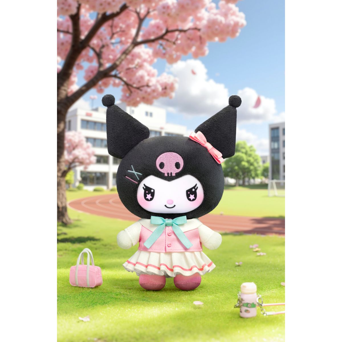 Kuromi School Life Series Plush Pendant Blind Box - Mô hình nhồi bông dạng túi mù - TOP TOY