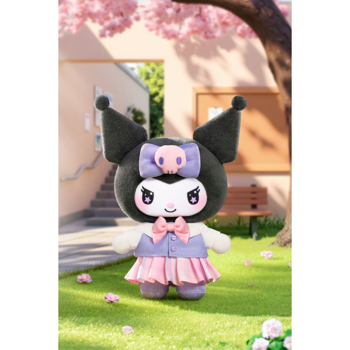 Kuromi School Life Series Plush Pendant Blind Box - Mô hình nhồi bông dạng túi mù - TOP TOY