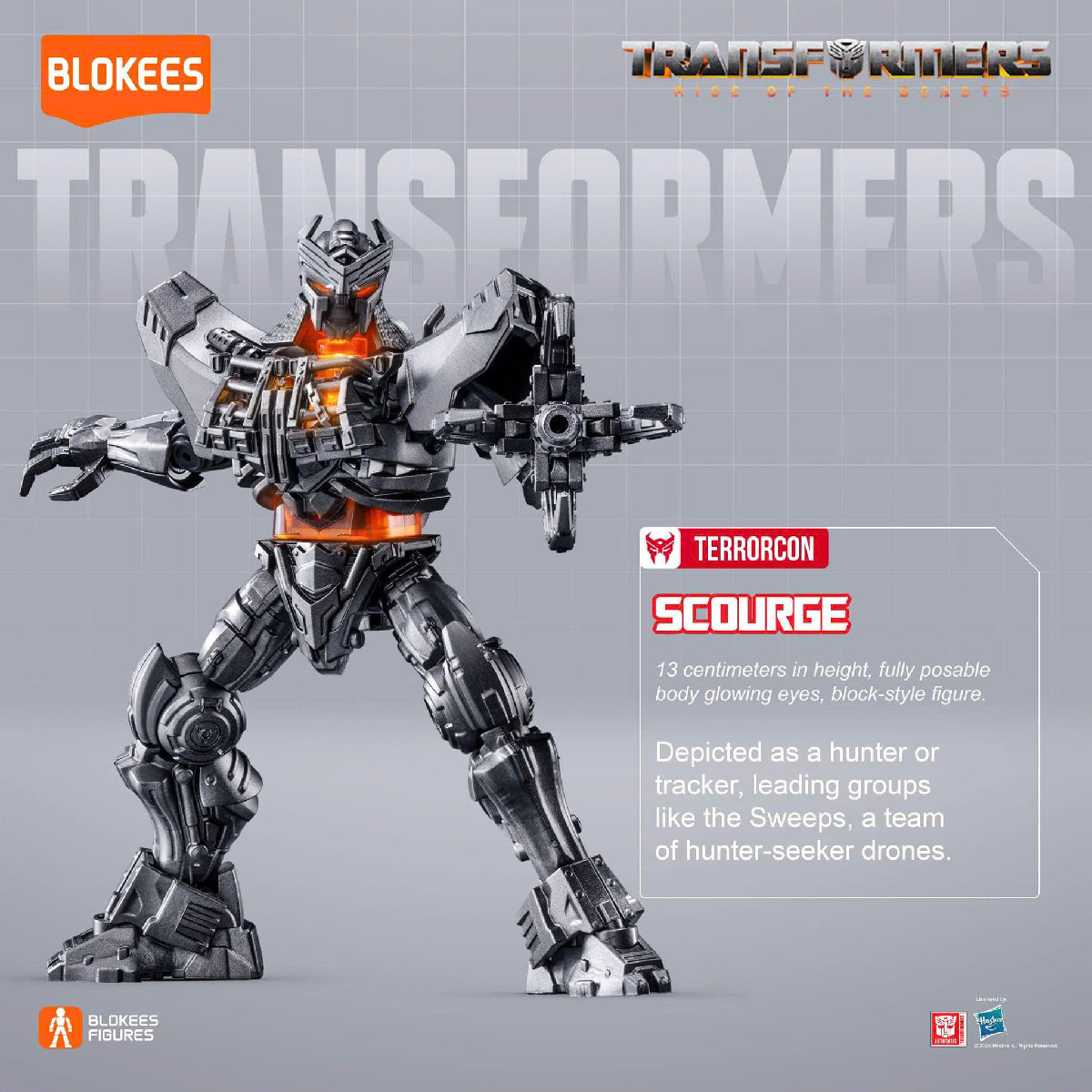 BLOKEES Assembly Model - Scourge TF7 - Mô hình lắp ráp Transformers - BLOKEES 71143