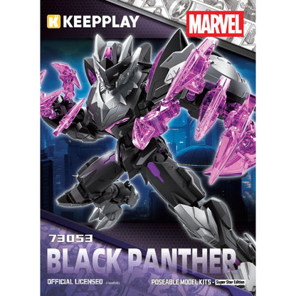 Marvel Mecha Black Panther KEEPPLAY 73053 - Mô hình lắp ráp Robot siêu anh hùng - KEEPPLAY
