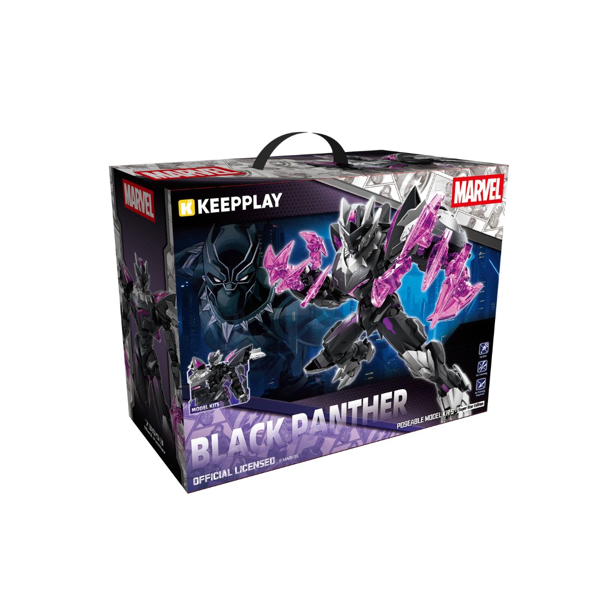 Marvel Mecha Black Panther KEEPPLAY 73053 - Mô hình lắp ráp Robot siêu anh hùng - KEEPPLAY