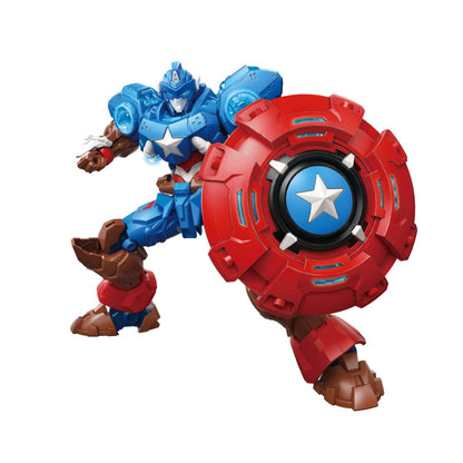 Marvel Mecha Captain America - Mô hình lắp ráp - KEEPPLAY 73051