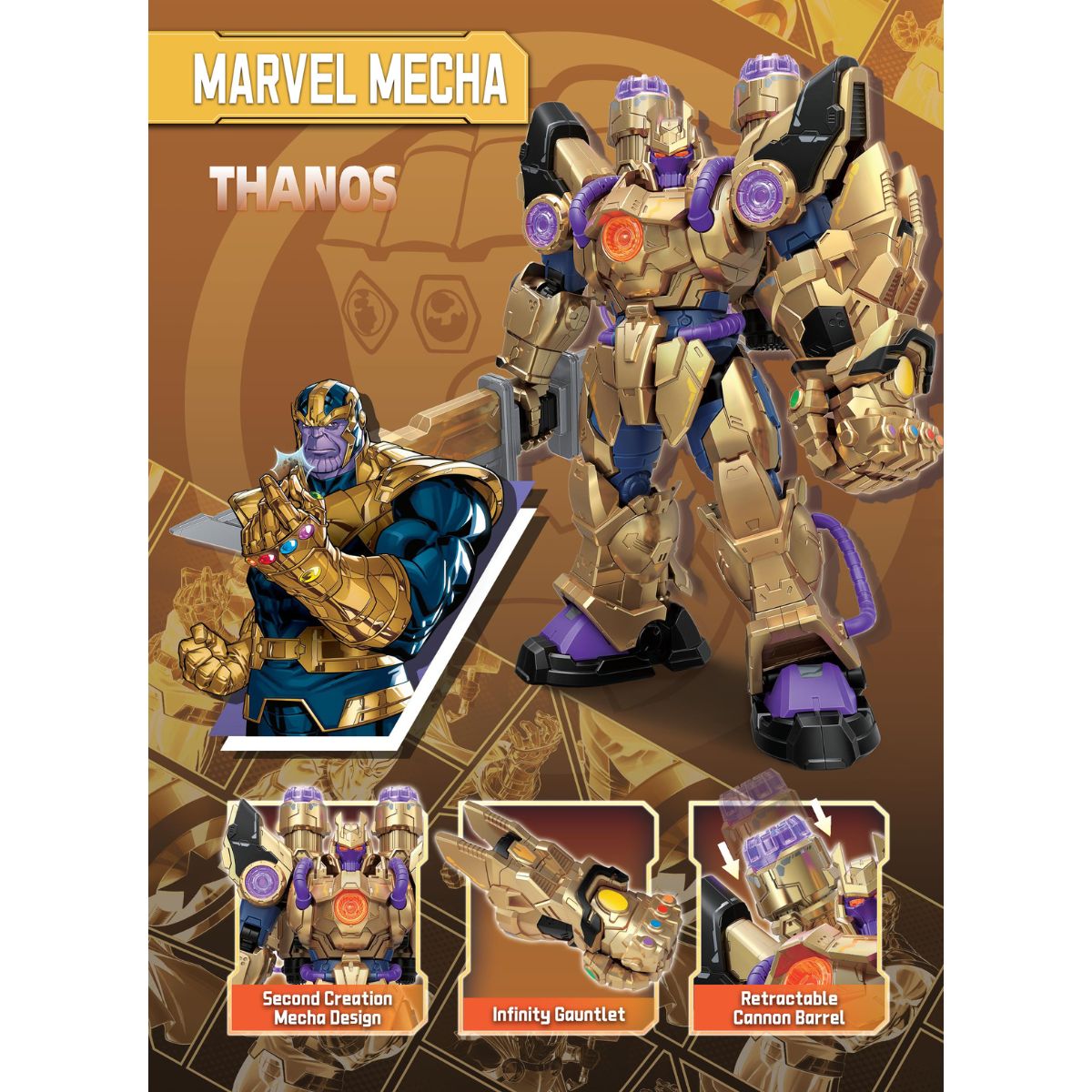 Marvel Mecha Thanos - Mô hình lắp ráp Mecha - KEEPPLAY 73054