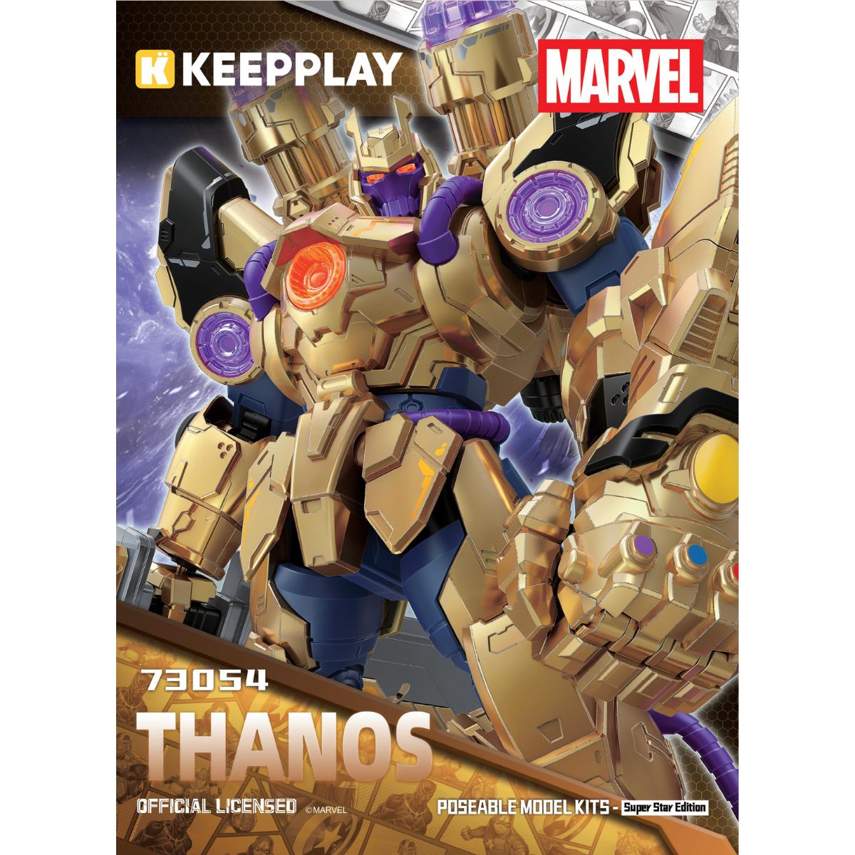 Marvel Mecha Thanos - Mô hình lắp ráp Mecha - KEEPPLAY 73054