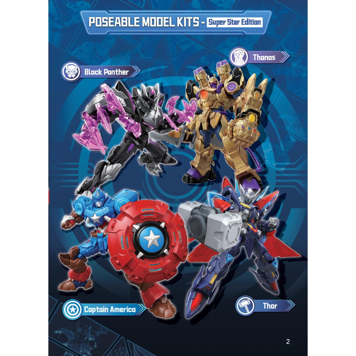 Marvel Mecha Thor KEEPPLAY 73052 - Mô hình lắp ráp Thần Sấm Thor - Chính hãng KEEPPLAY