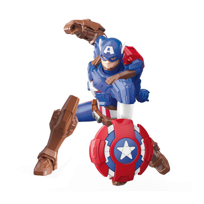 Marvel Super Armor Block Assembly Model Toy - Captain America - Mô hình lắp ráp Đội Trưởng Mỹ - KEEPPLAY 73072