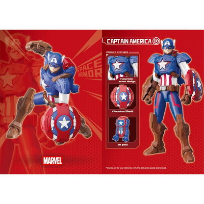 Marvel Super Armor Block Assembly Model Toy - Captain America - Mô hình lắp ráp Đội Trưởng Mỹ - KEEPPLAY 73072