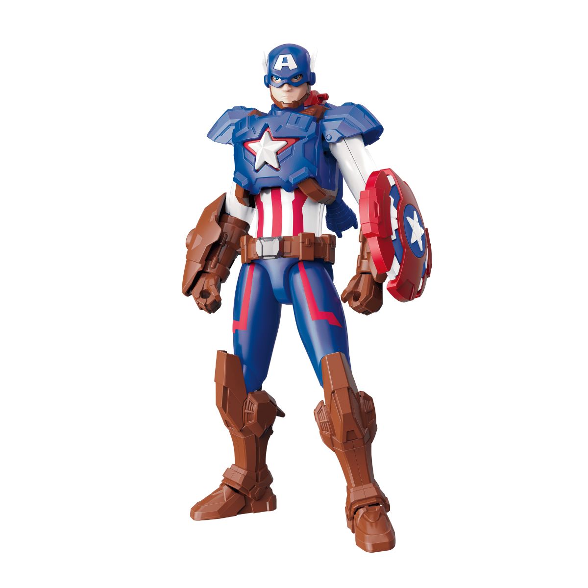 Marvel Super Armor Block Assembly Model Toy - Captain America - Mô hình lắp ráp Đội Trưởng Mỹ - KEEPPLAY 73072